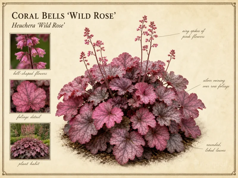 Coral Bells ‘Wild Rose’ (Heuchera ‘Wild Rose’)