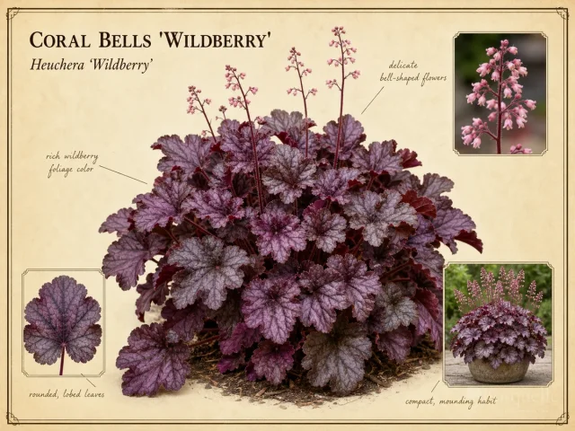 Coral Bells ‘Wildberry’ (Heuchera ‘Wildberry’)