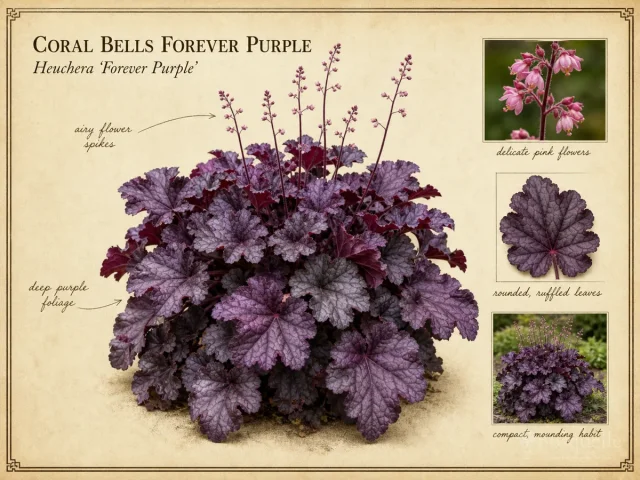 Coral Bells Forever Purple (Heuchera Forever Purple)