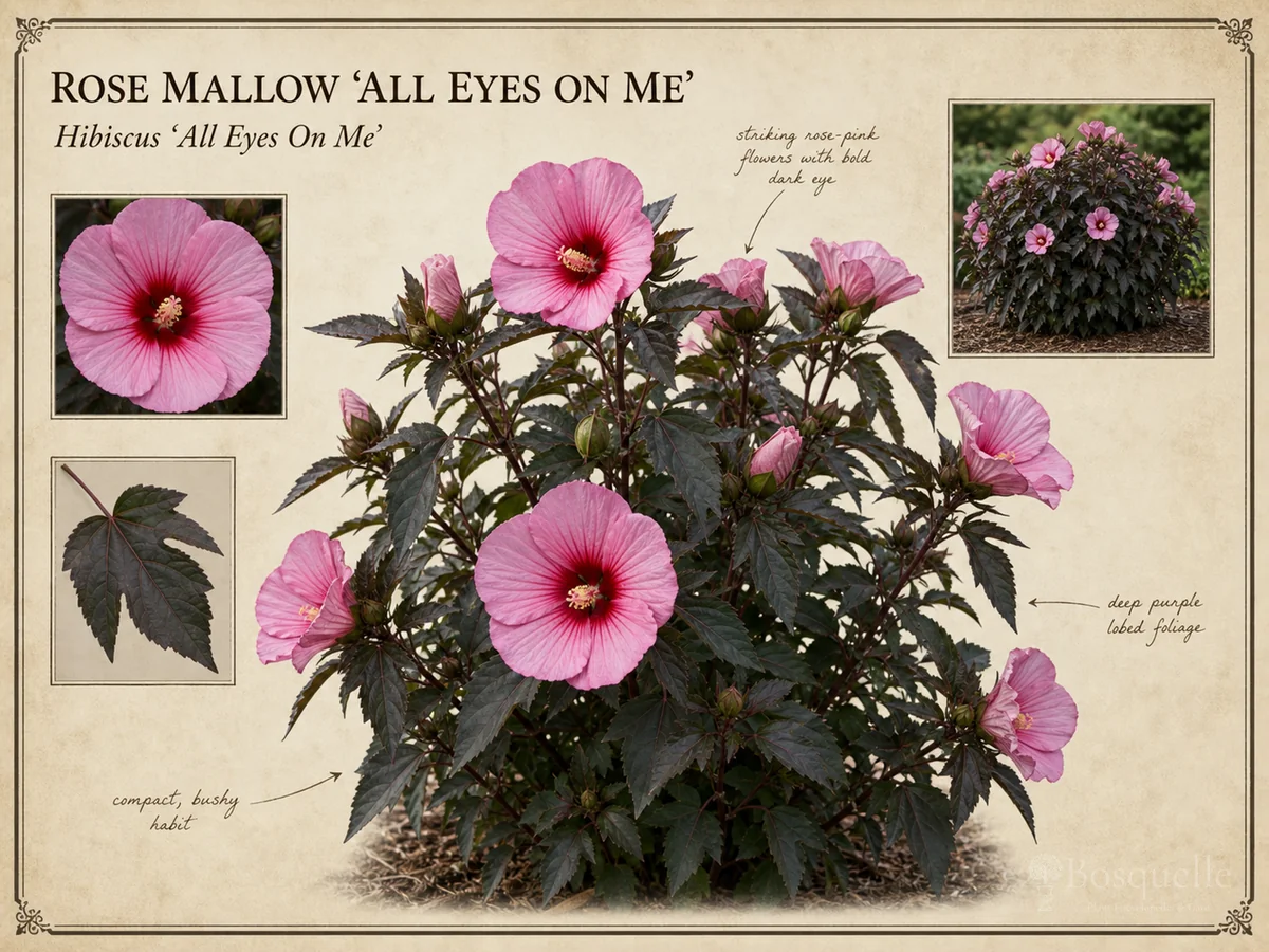 Rose Mallow ‘All Eyes On Me’ (Hibiscus ‘All Eyes On Me’)