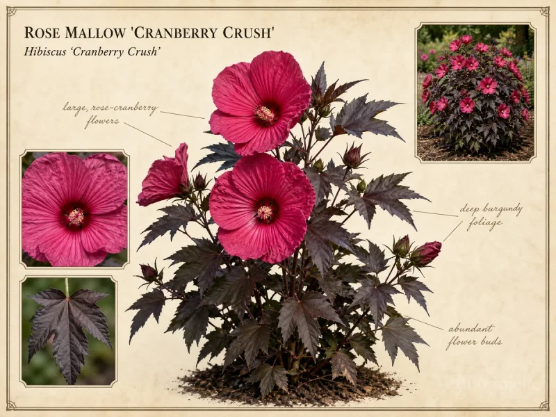 Rose Mallow ‘Cranberry Crush’ (Hibiscus ‘Cranberry Crush’)