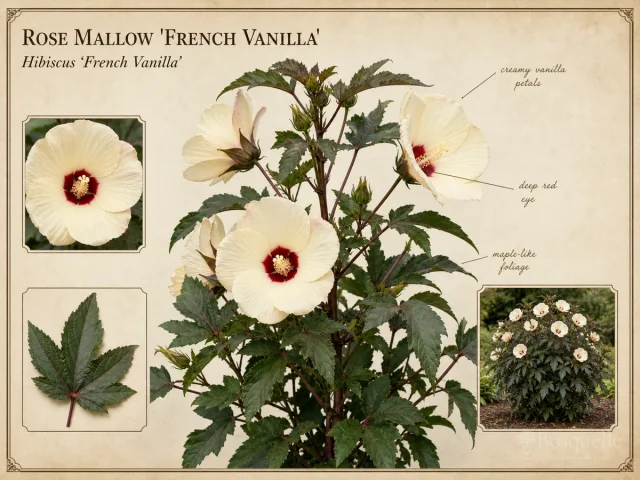 Rose Mallow ‘French Vanilla’ (Hibiscus ‘French Vanilla’)