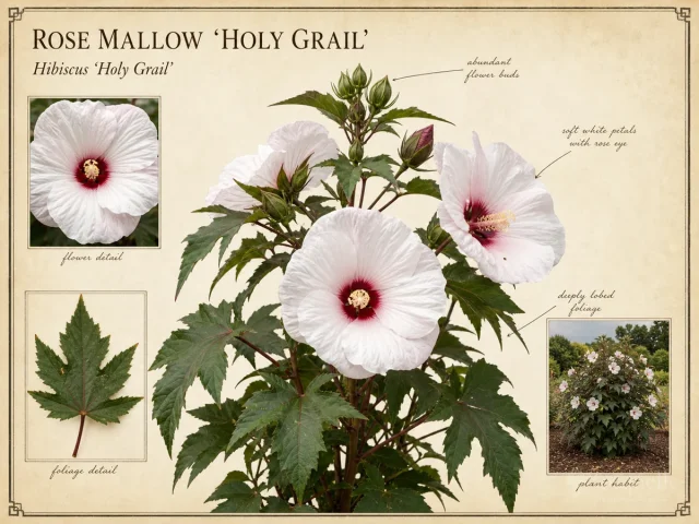 Rose Mallow ‘Holy Grail’ (Hibiscus ‘Holy Grail’)