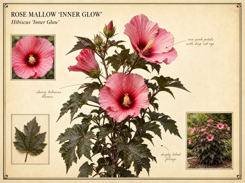 Rose Mallow ‘Inner Glow’ (Hibiscus ‘Inner Glow’)