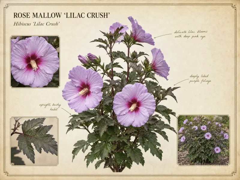 Rose Mallow ‘Lilac Crush’ (Hibiscus ‘Lilac Crush’)