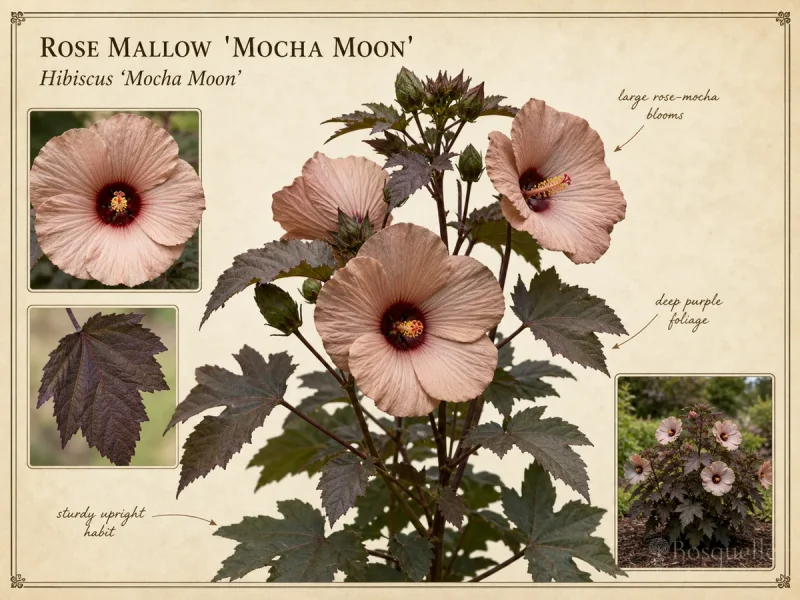 Rose Mallow ‘Mocha Moon’ (Hibiscus ‘Mocha Moon’)
