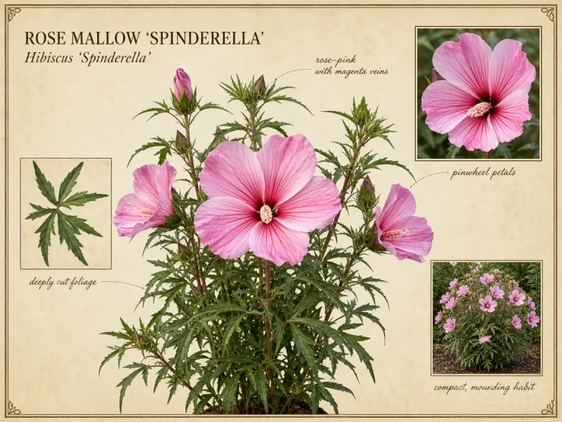 Rose Mallow ‘Spinderella’ (Hibiscus ‘Spinderella’)