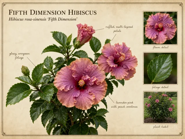 Fifth Dimension Hibiscus (Hibiscus rosa-sinensis ‘Fifth Dimension’)