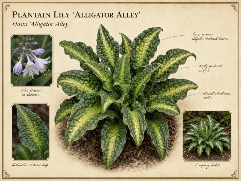 Plantain Lily ‘Alligator Alley’ (Hosta ‘Alligator Alley’)