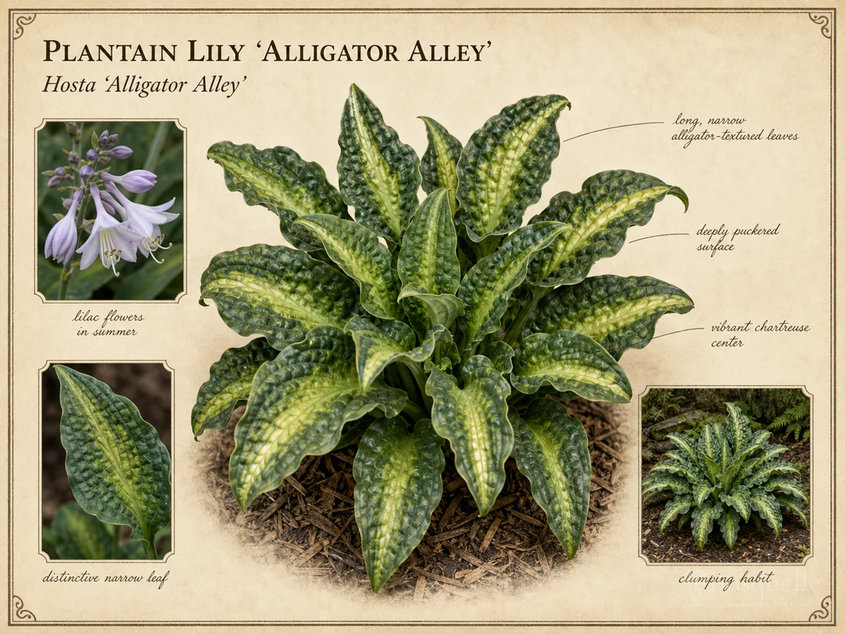 Plantain Lily ‘Alligator Alley’ (Hosta ‘Alligator Alley’)