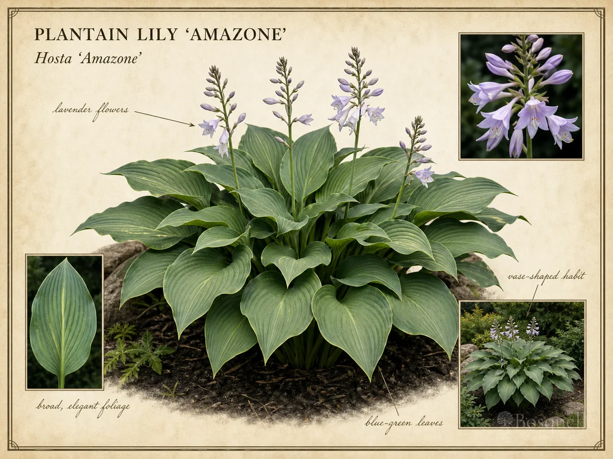 Plantain Lily ‘Amazone’ (Hosta ‘Amazone’)