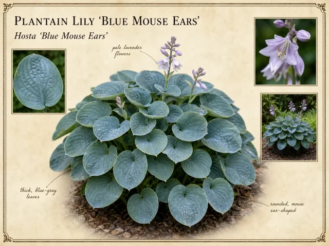 Plantain Lily 'Blue Mouse Ears'