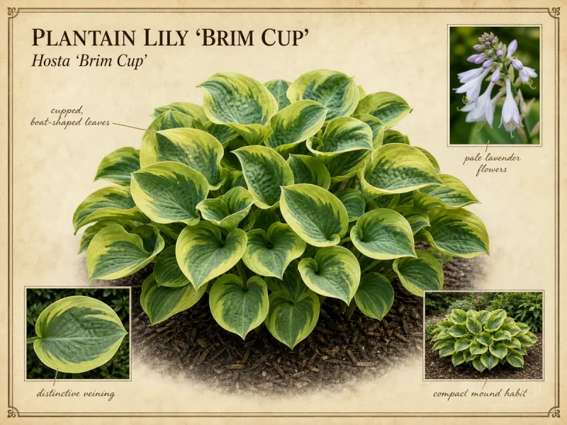 Plantain Lily ‘Brim Cup’ (Hosta ‘Brim Cup’)