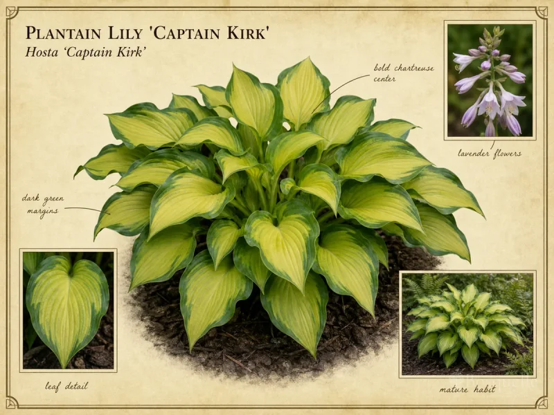 Plantain Lily ‘Captain Kirk’ (Hosta ‘Captain Kirk’)