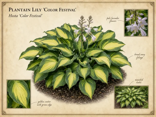 Plantain Lily 'Color Festival'