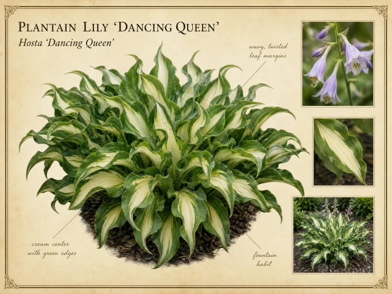 Plantain Lily ‘Dancing Queen’ (Hosta ‘Dancing Queen’)