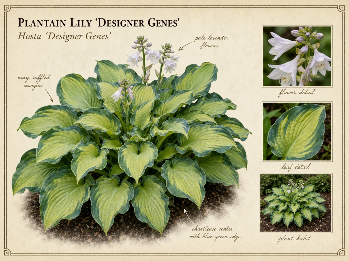 Plantain Lily 'Designer Genes'