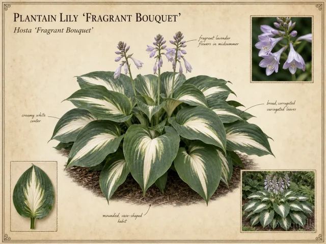 Plantain Lily 'Fragrant Bouquet'