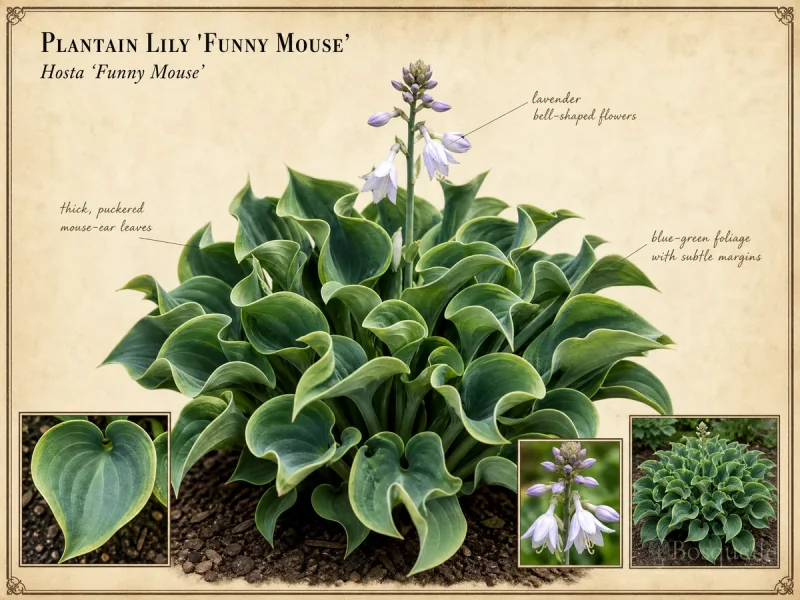Plantain Lily ‘Funny Mouse’ (Hosta ‘Funny Mouse’)