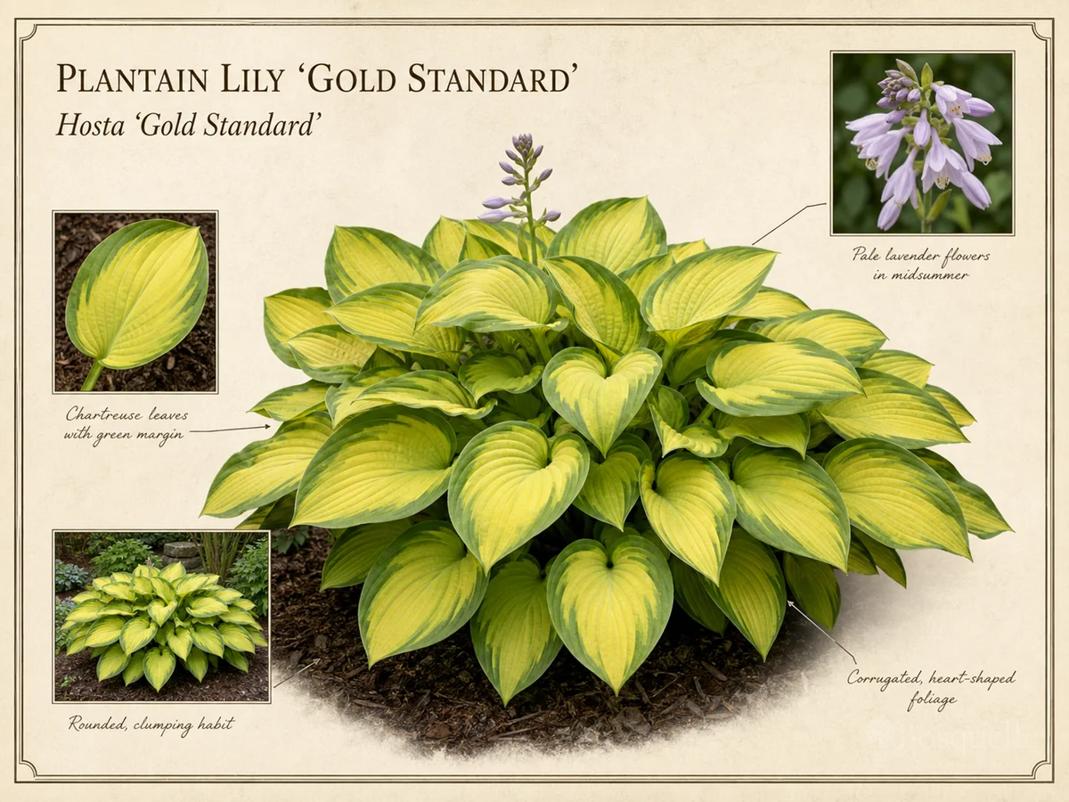 Plantain Lily 'Gold Standard'