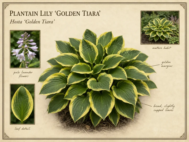 Plantain Lily ‘Golden Tiara’ (Hosta ‘Golden Tiara’)