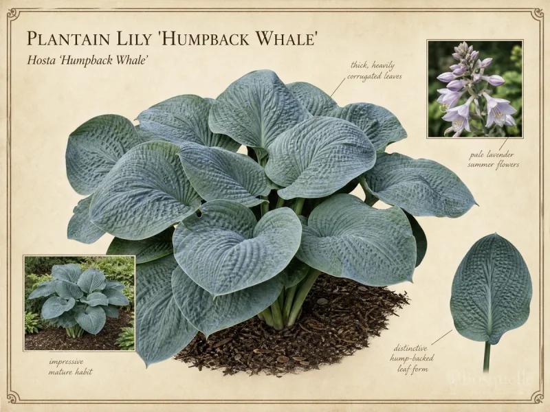 Plantain Lily ‘Humpback Whale’ (Hosta ‘Humpback Whale’)