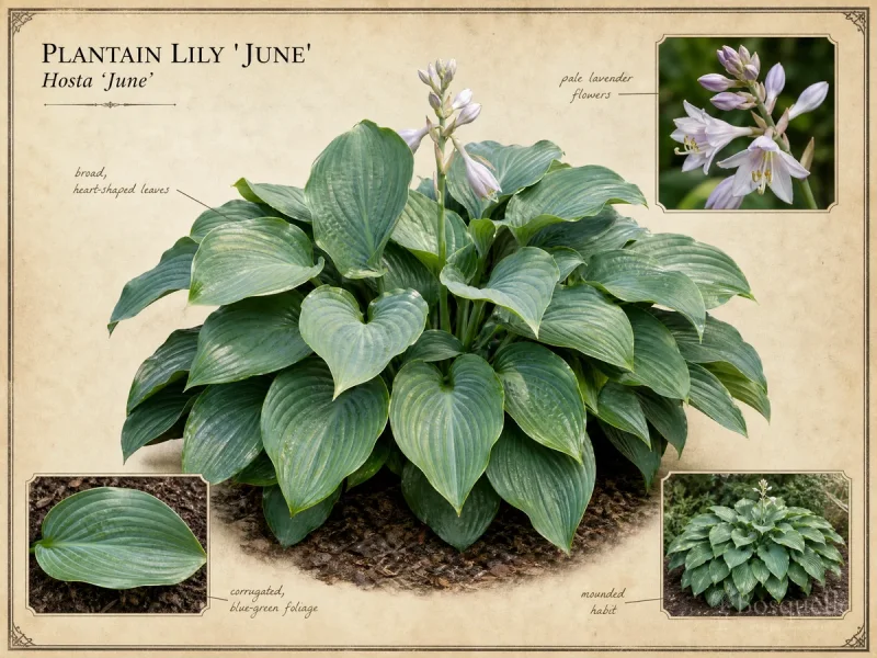 Plantain Lily ‘June’ (Hosta ‘June’)
