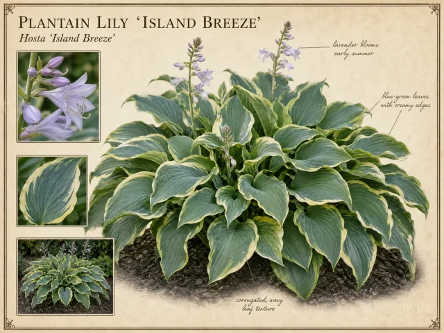 Plantain Lily ‘Island Breeze’ (Hosta ‘Island Breeze’)