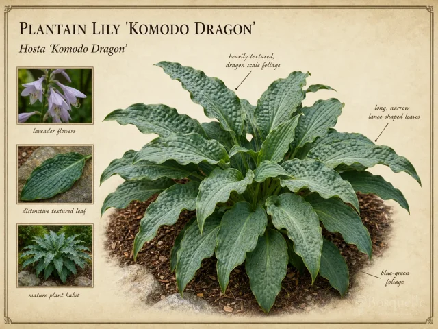 Plantain Lily ‘Komodo Dragon’ (Hosta ‘Komodo Dragon’)