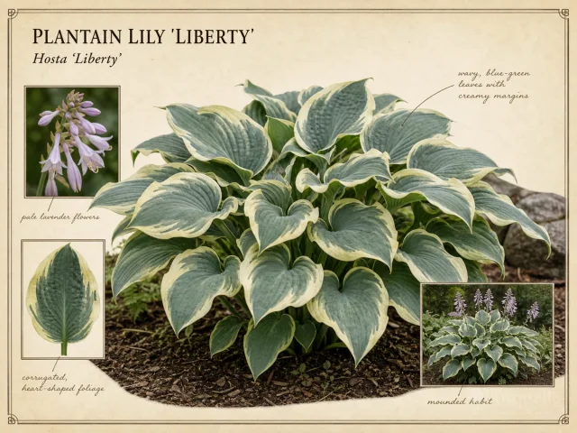 Plantain Lily ‘Liberty’ (Hosta ‘Liberty’)