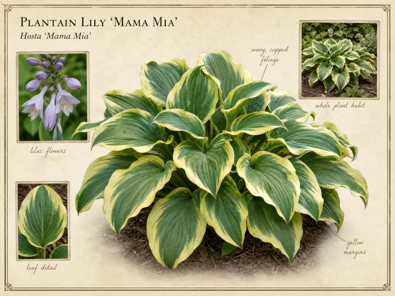 Plantain Lily ‘Mama Mia’ (Hosta ‘Mama Mia’)