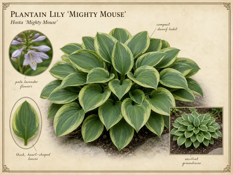 Plantain Lily ‘Mighty Mouse’ (Hosta ‘Mighty Mouse’)