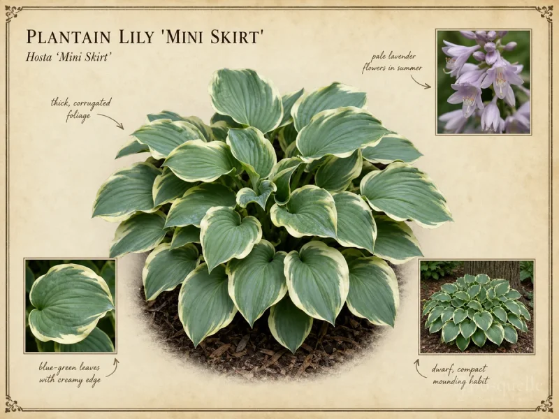 Plantain Lily ‘Mini Skirt’ (Hosta ‘Mini Skirt’)