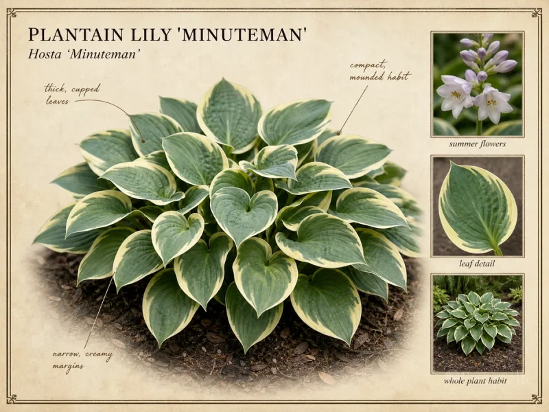 Plantain Lily ‘Minuteman’ (Hosta ‘Minuteman’)