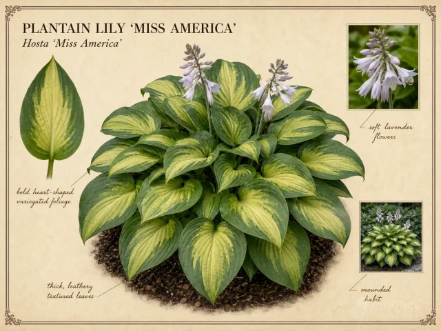 Plantain Lily 'Miss America'