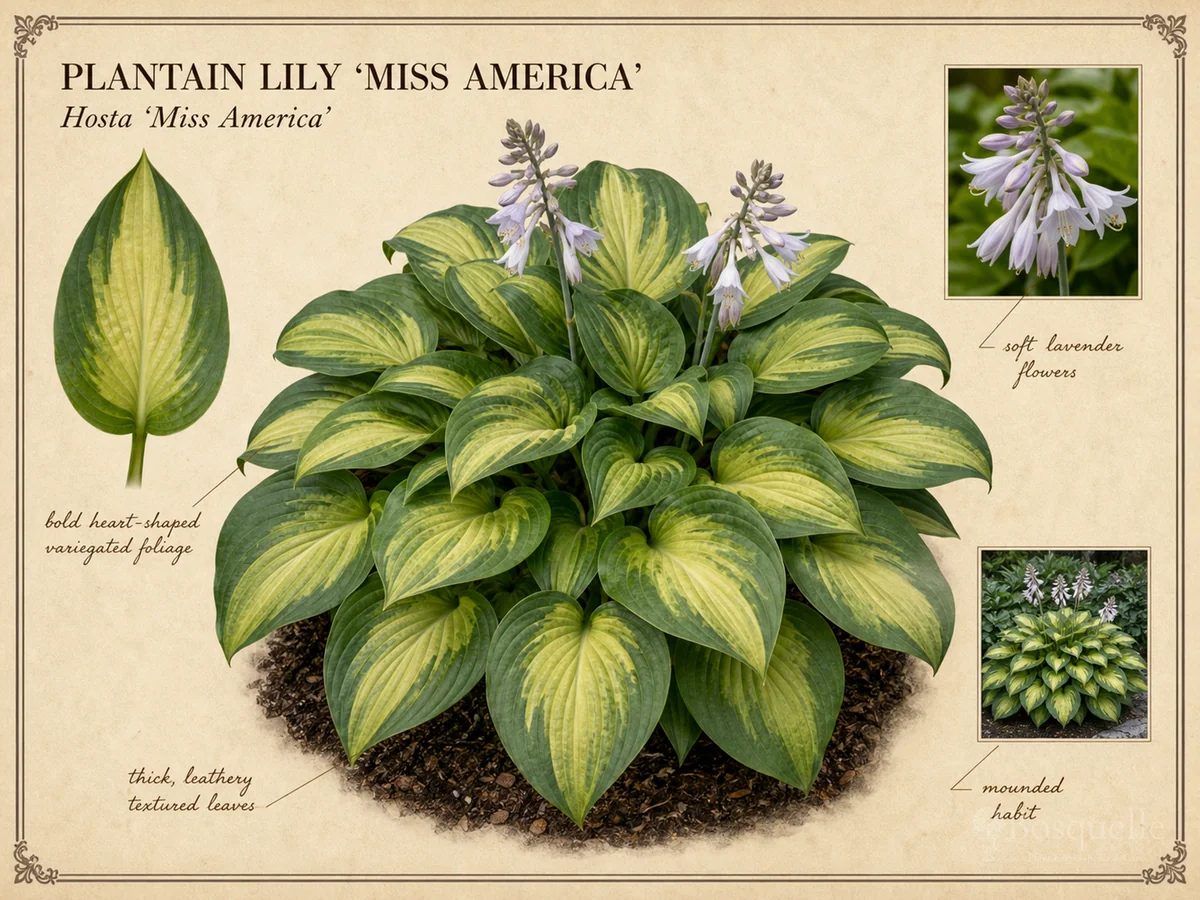 Plantain Lily 'Miss America'