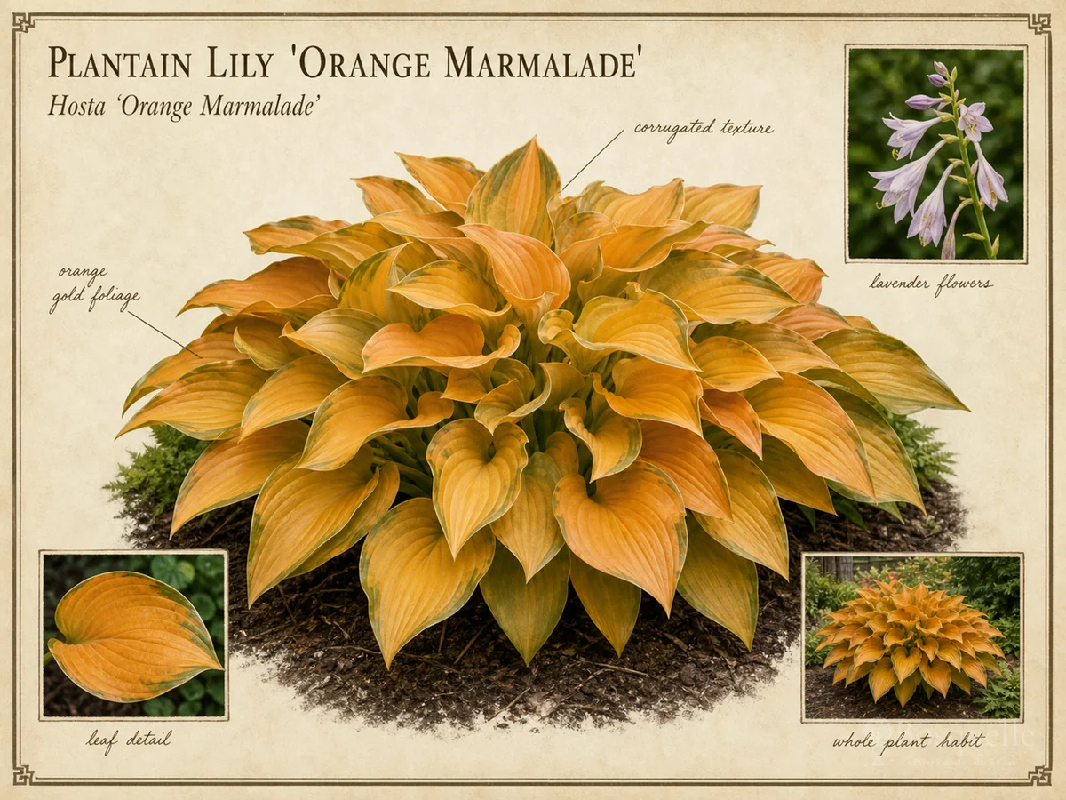 Plantain Lily 'Orange Marmalade'