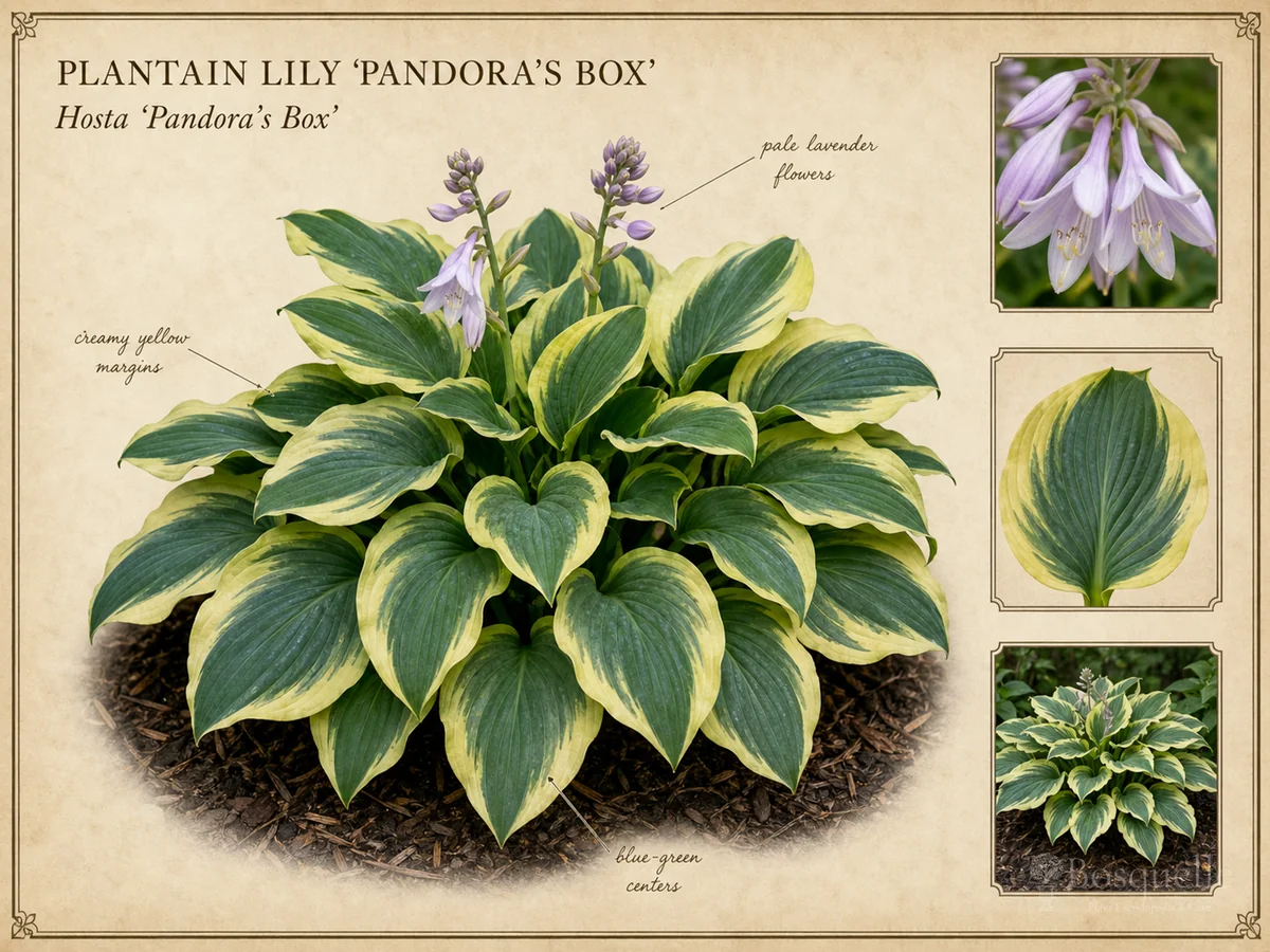 Plantain Lily 'Pandora's Box'