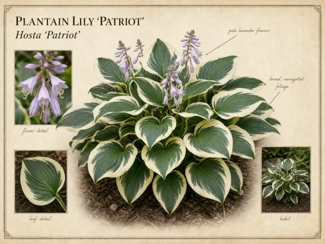 Plantain Lily 'Patriot'