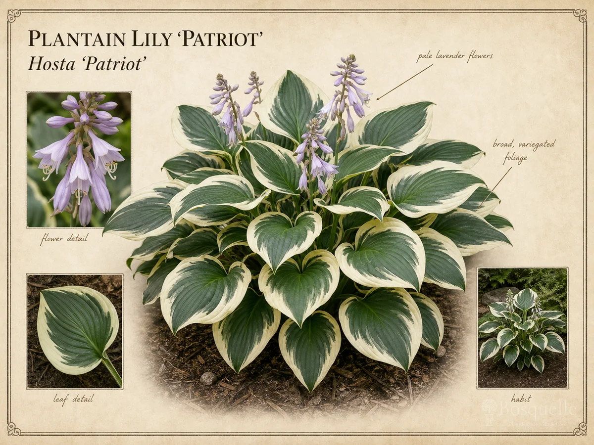 Plantain Lily ‘Patriot’ (Hosta ‘Patriot’)