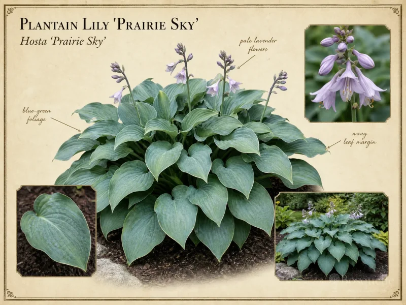 Plantain Lily ‘Prairie Sky’ (Hosta ‘Prairie Sky’)