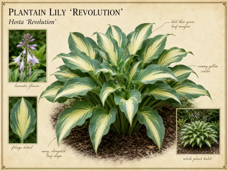Plantain Lily ‘Revolution’ (Hosta ‘Revolution’)