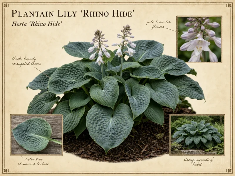 Plantain Lily ‘Rhino Hide’ (Hosta ‘Rhino Hide’)