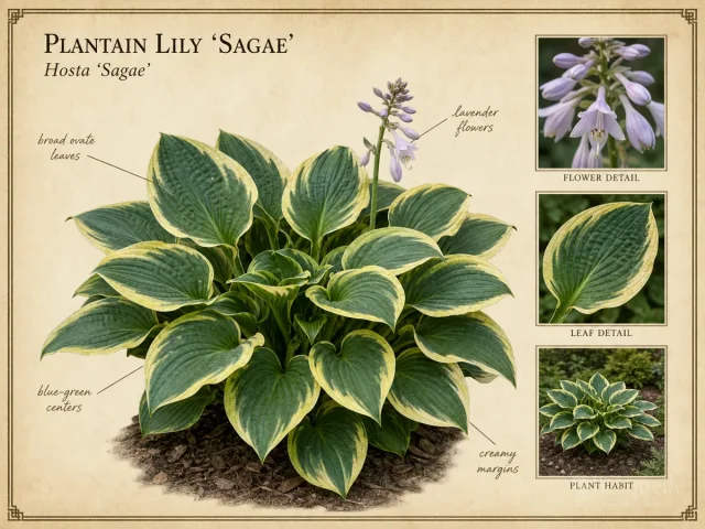 Plantain Lily 'Sagae'