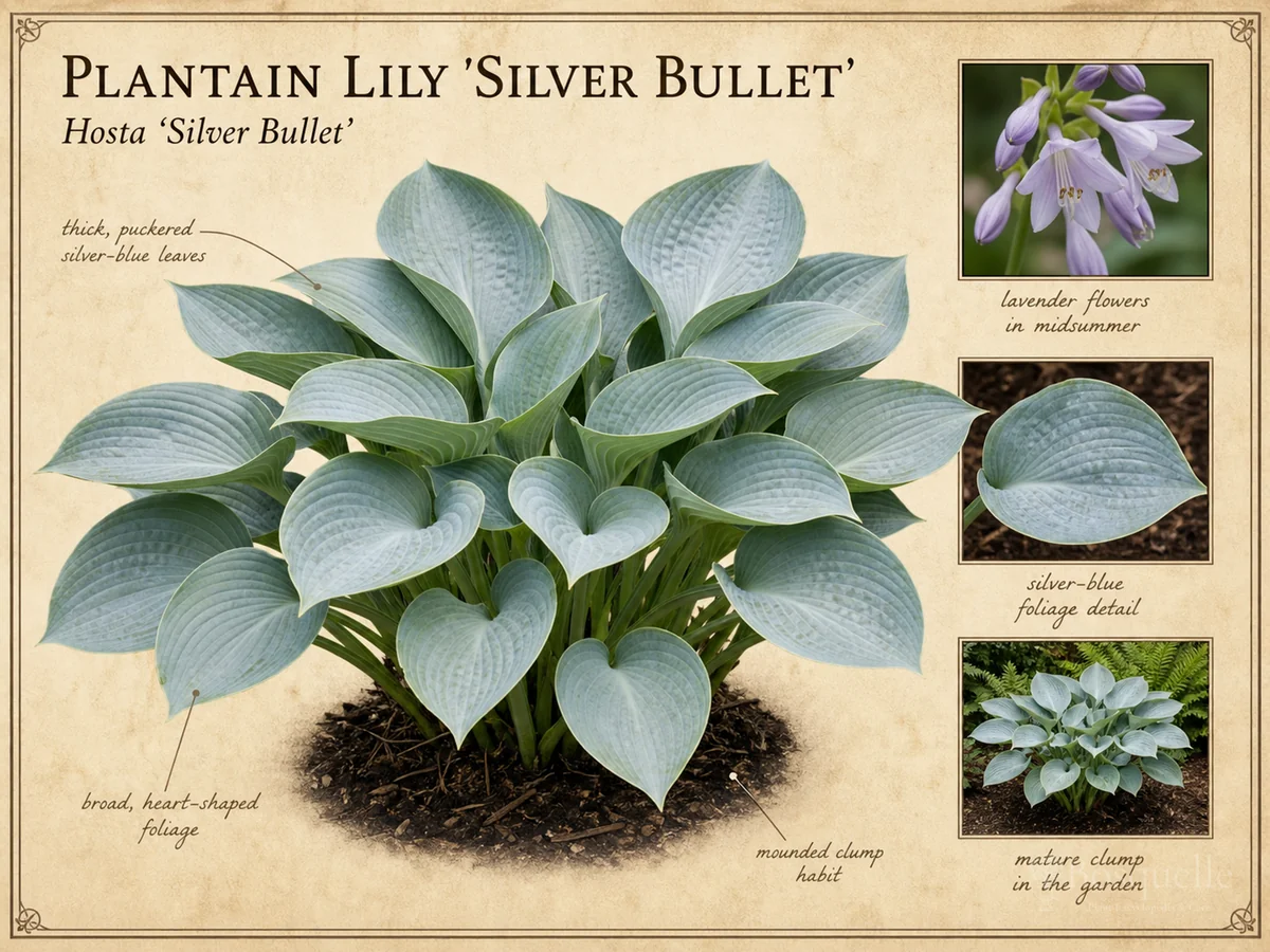 Plantain Lily 'Silver Bullet'