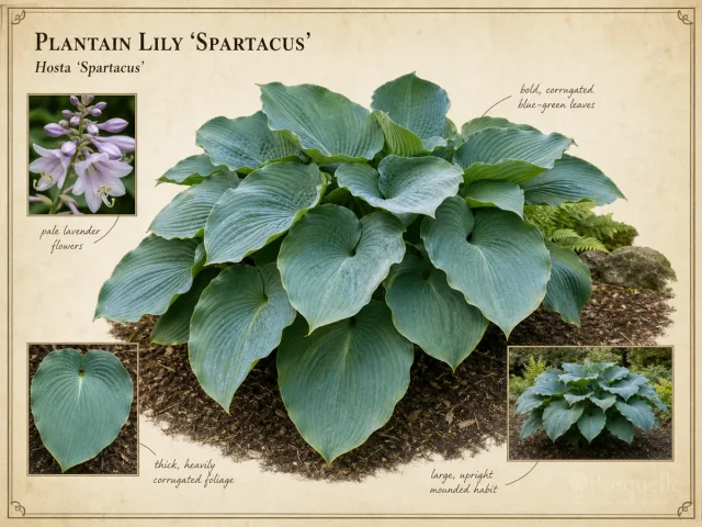 Plantain Lily 'Spartacus'