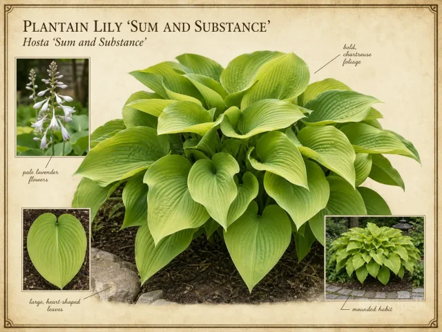 Plantain Lily 'Sum and Substance'