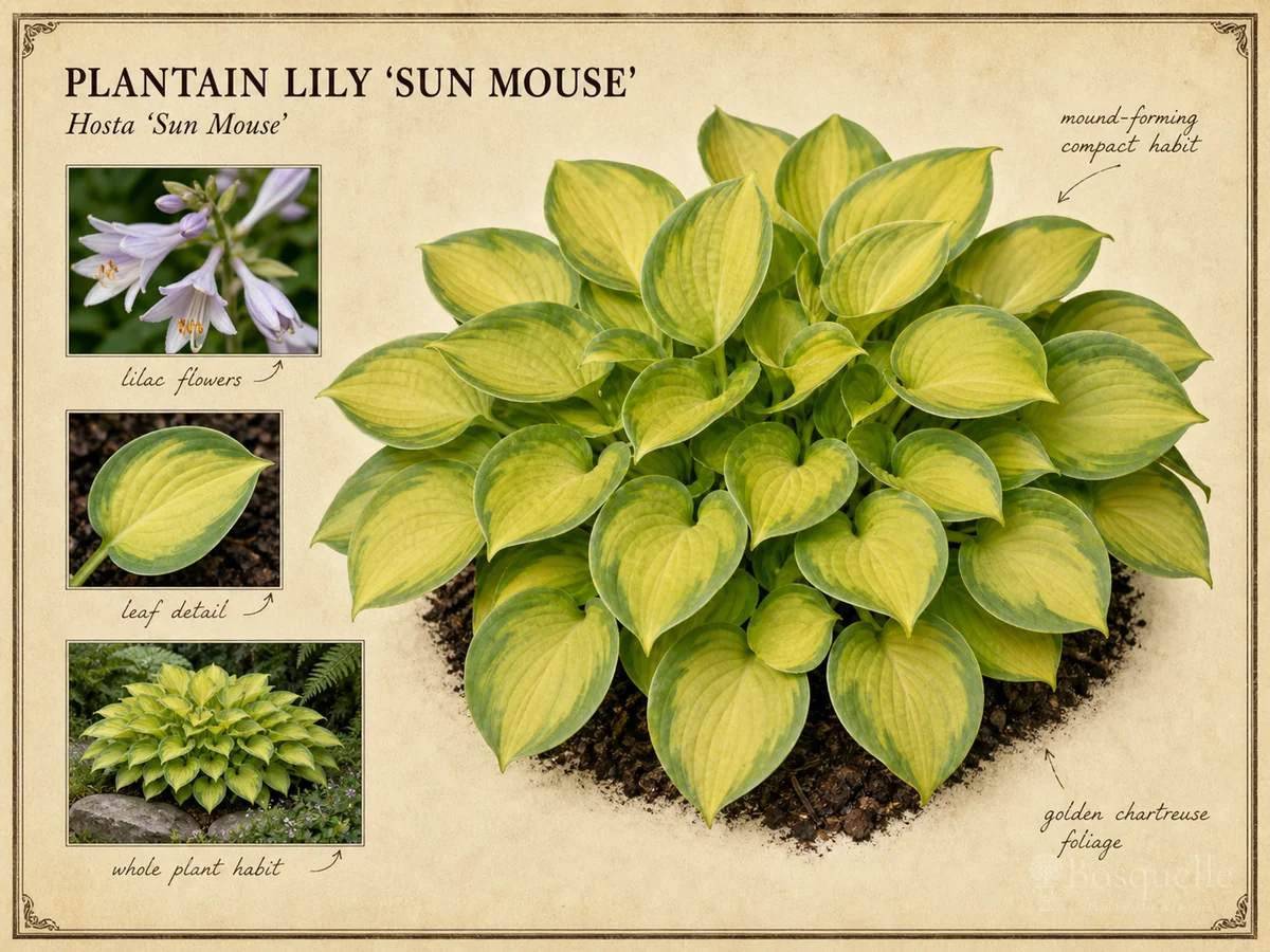 Plantain Lily 'Sun Mouse'