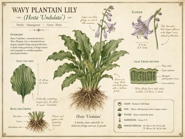 Wavy Plantain Lily