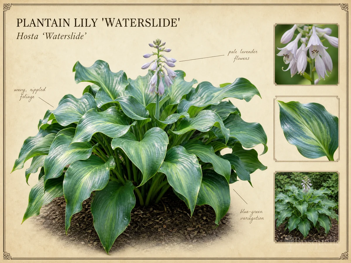 Plantain Lily 'Waterslide'